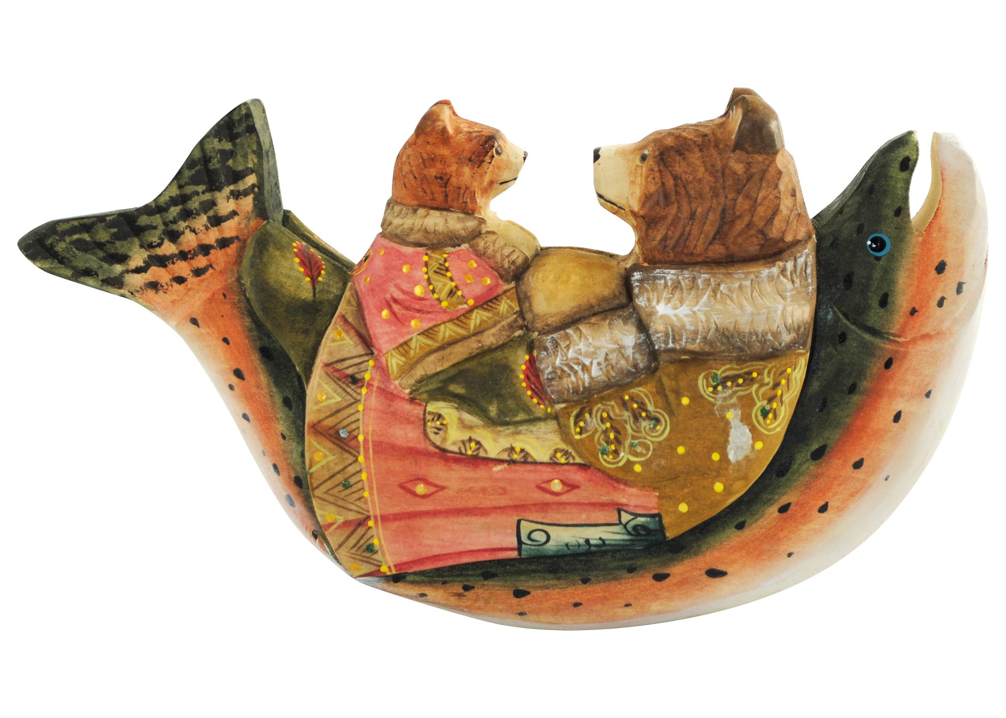Buy Bedtime Story' Bears Wood Carving 9" at GoldenCockerel.com