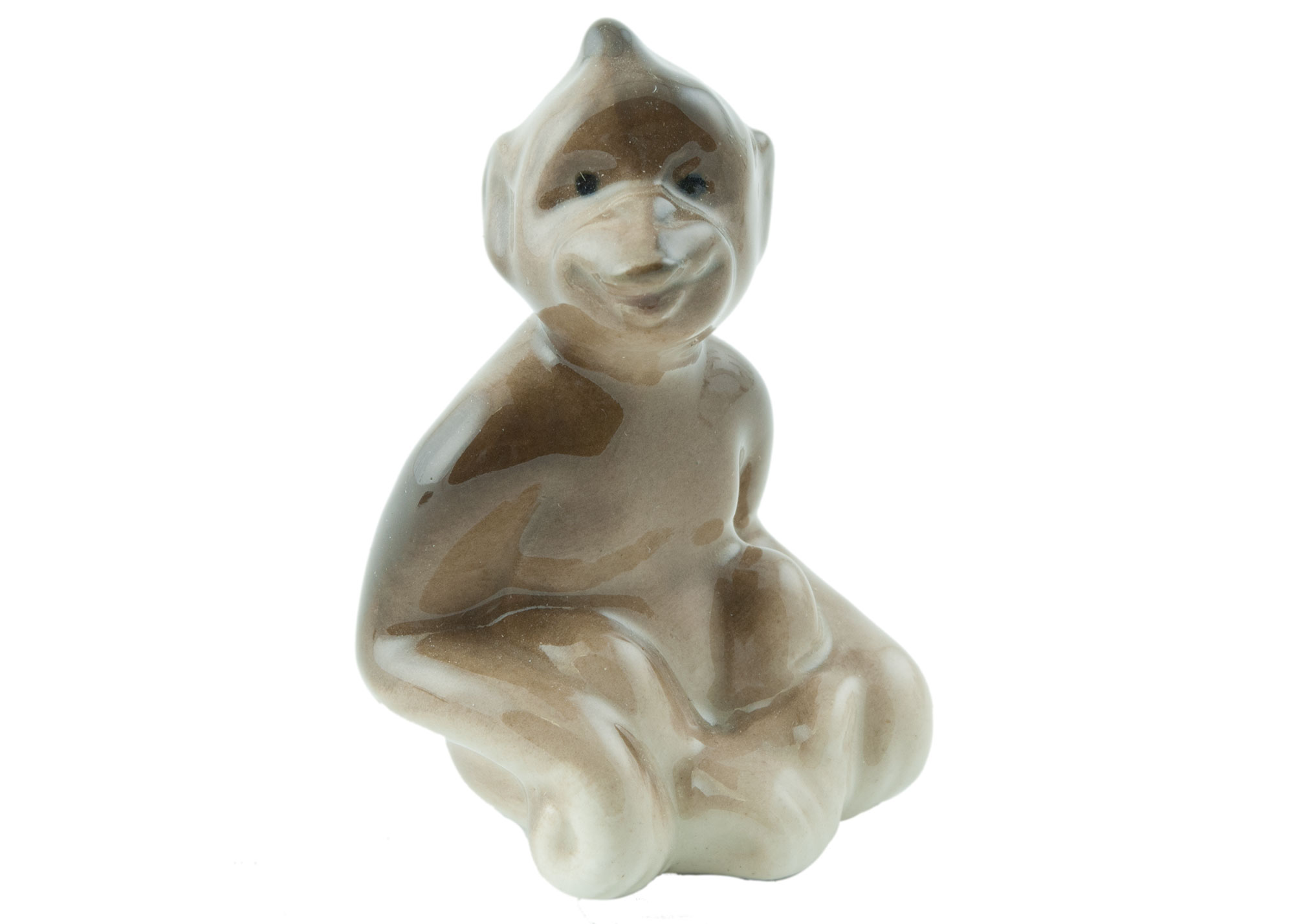 Buy Monkey Porcelain Figurine 2" at GoldenCockerel.com