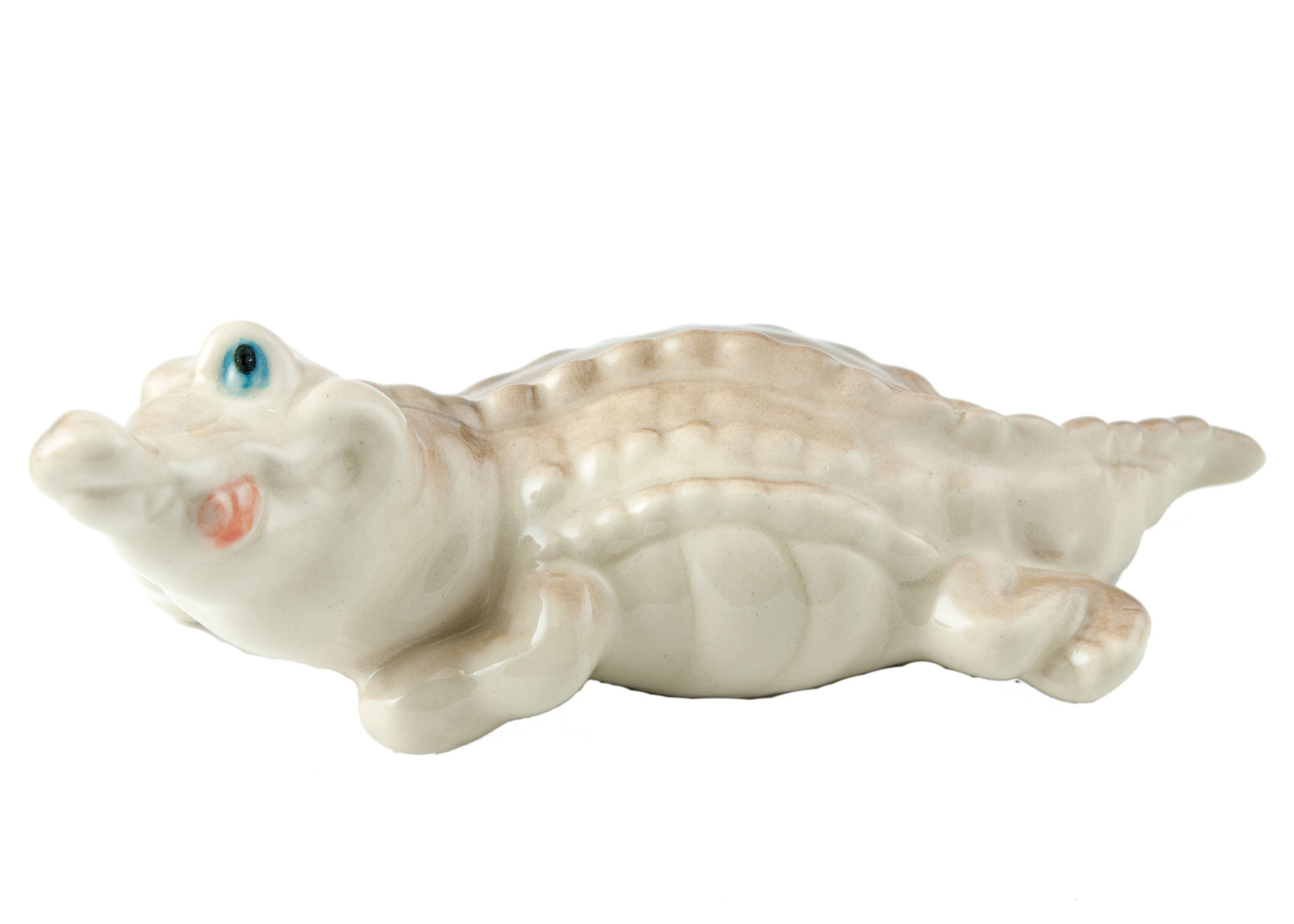 Buy Crocodile Porcelain Figurine at GoldenCockerel.com