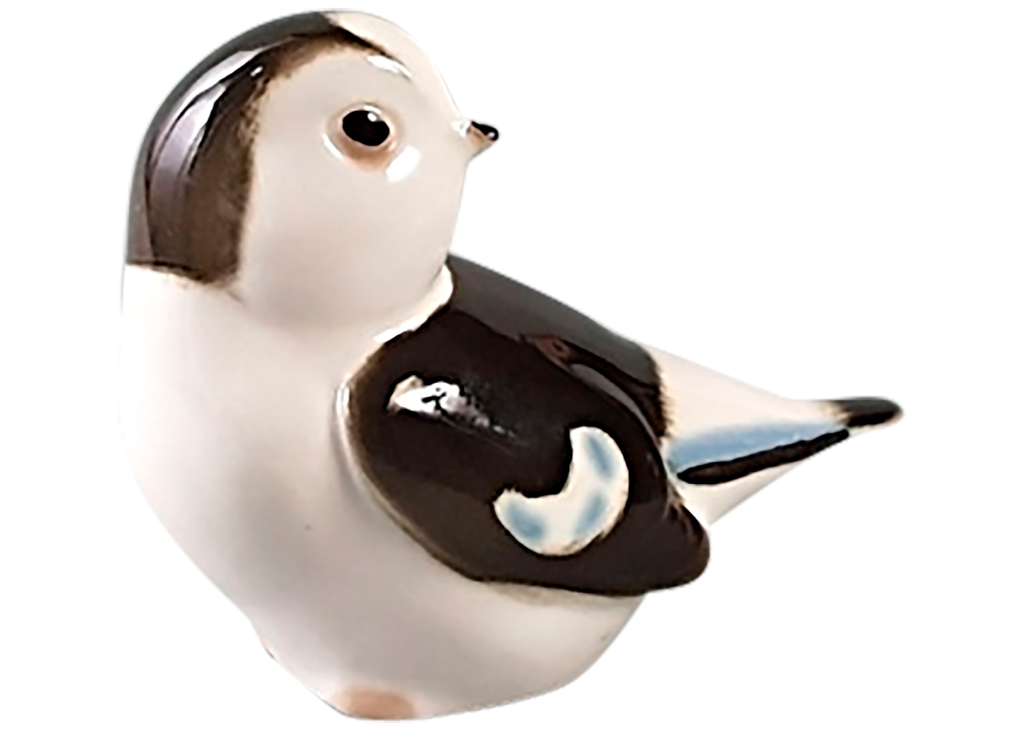 Buy Snow Bunting Figurine #1 (looking back) at GoldenCockerel.com