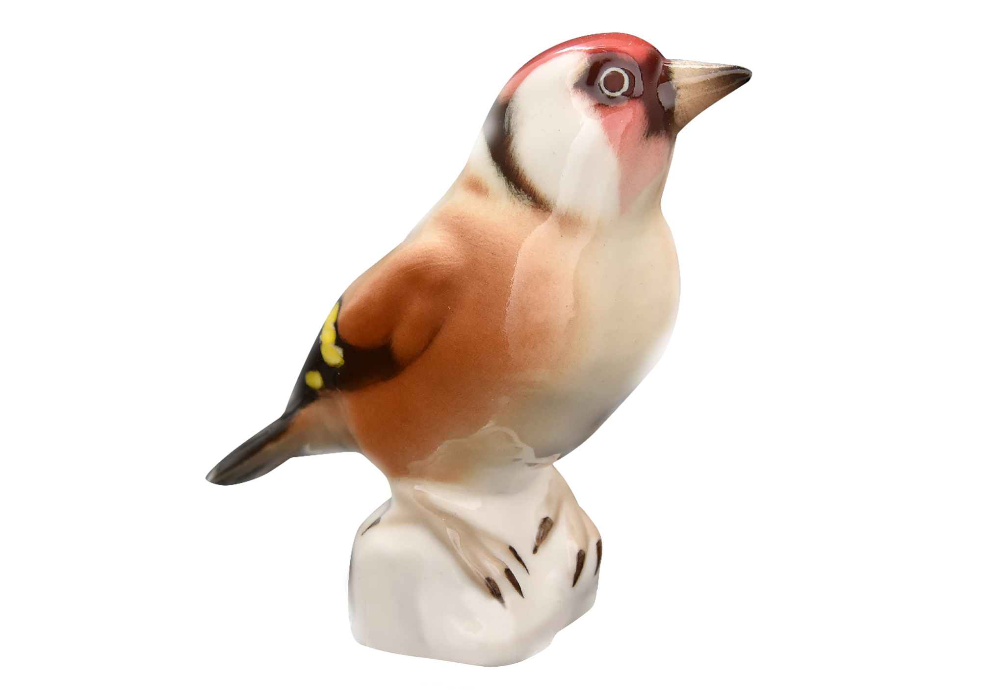 Buy European Goldfinch Bird Figurine 3.5" at GoldenCockerel.com