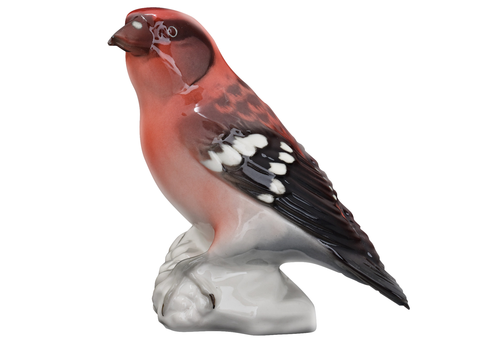 Buy White-Winged Crossbill Bird Figurine 4.7" at GoldenCockerel.com