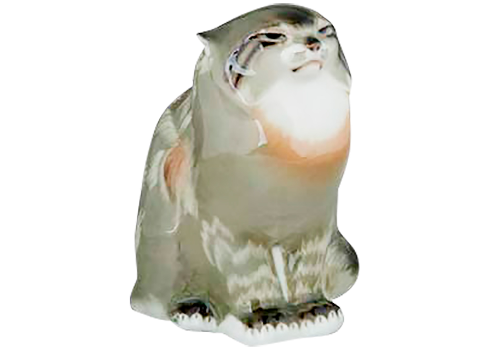 Buy Porcelain Wildcat Figurine at GoldenCockerel.com