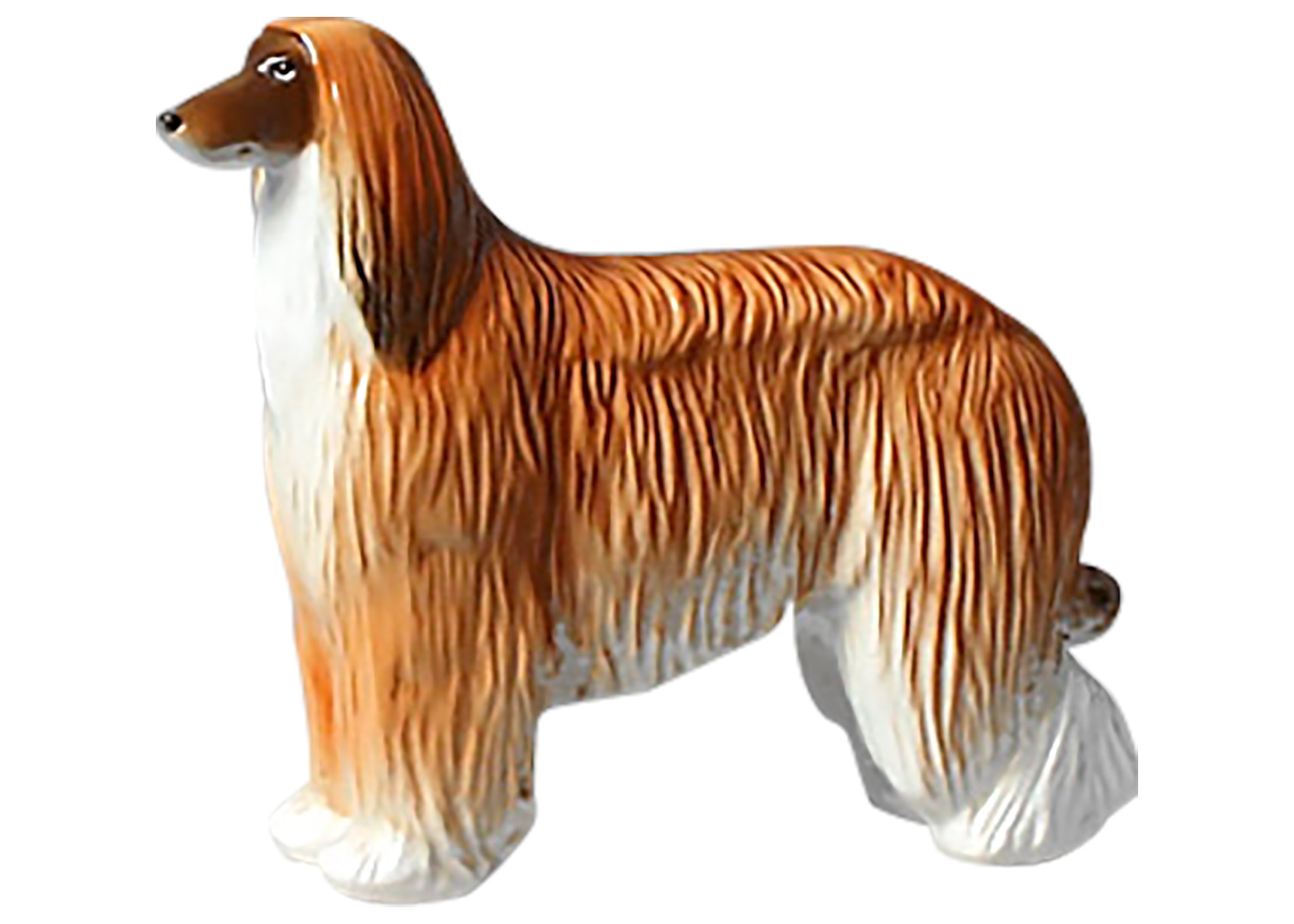 Buy Gold Afghan Hound Porcelain Figurine at GoldenCockerel.com