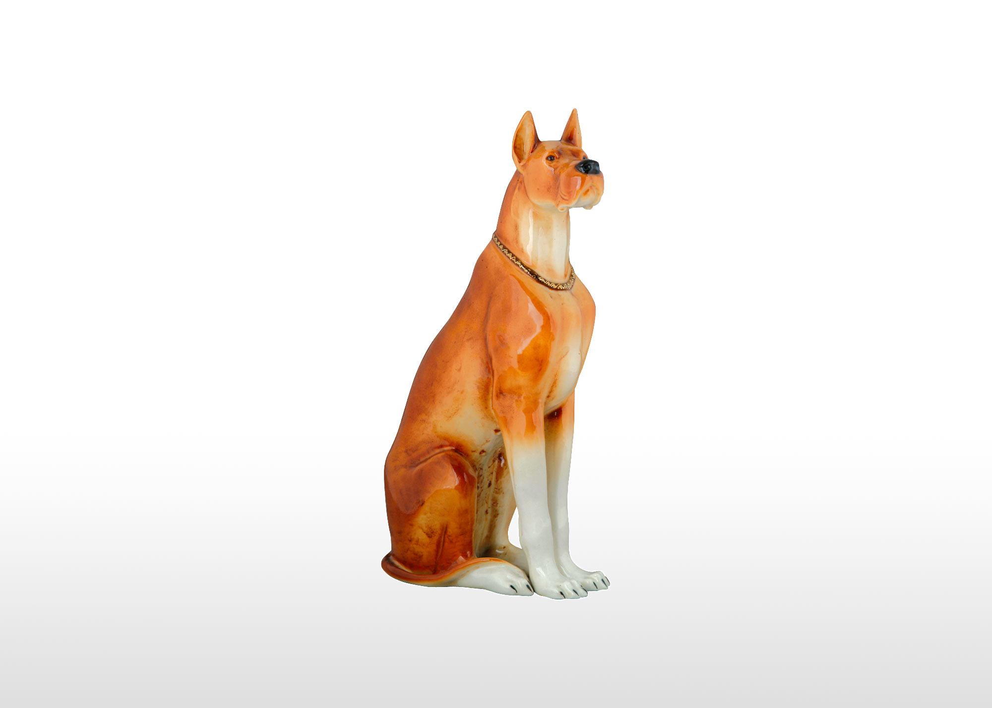 Buy Sitting Fawn Great Dane Figurine at GoldenCockerel.com