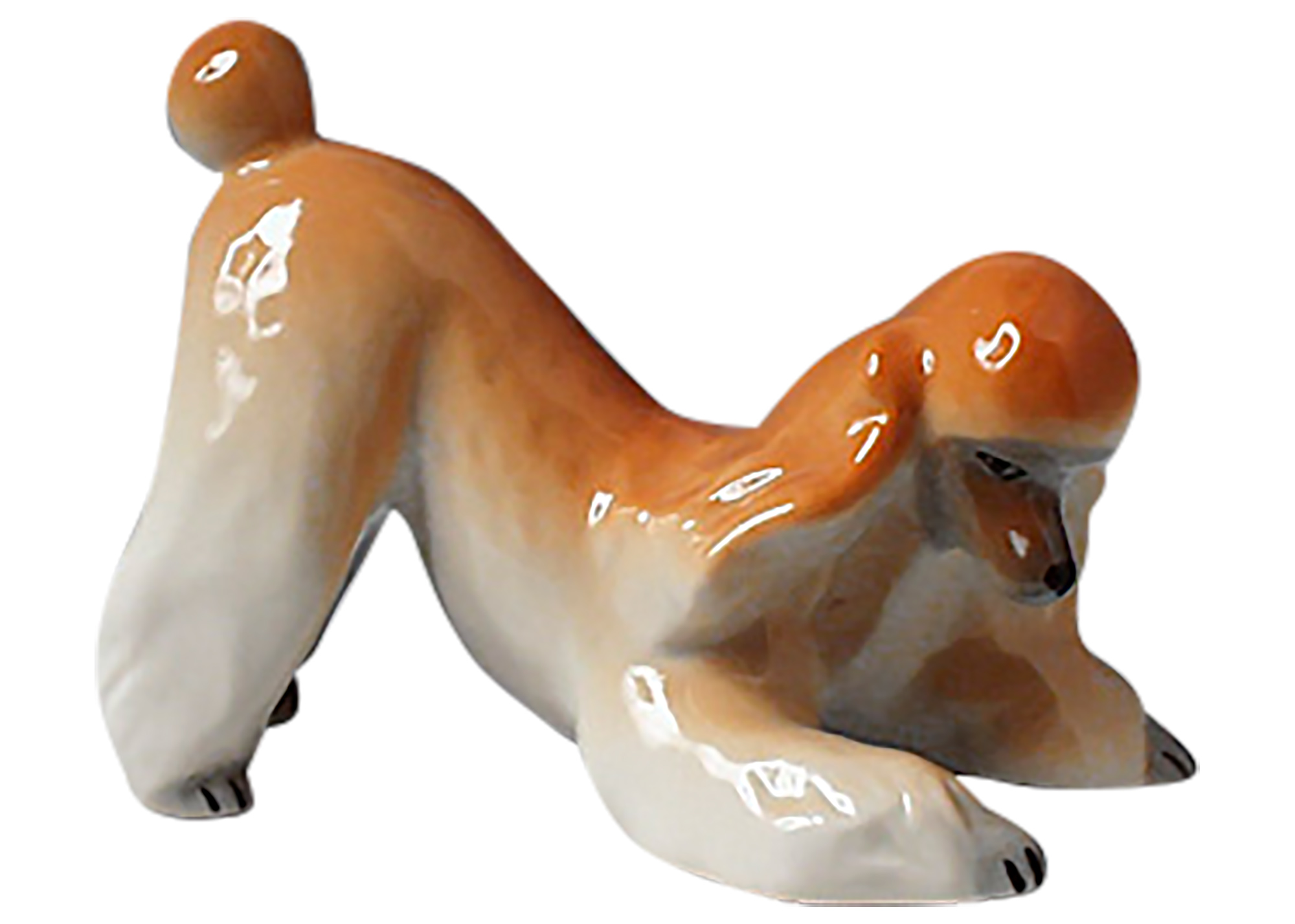 Buy Playing Apricot Poodle Figurine at GoldenCockerel.com