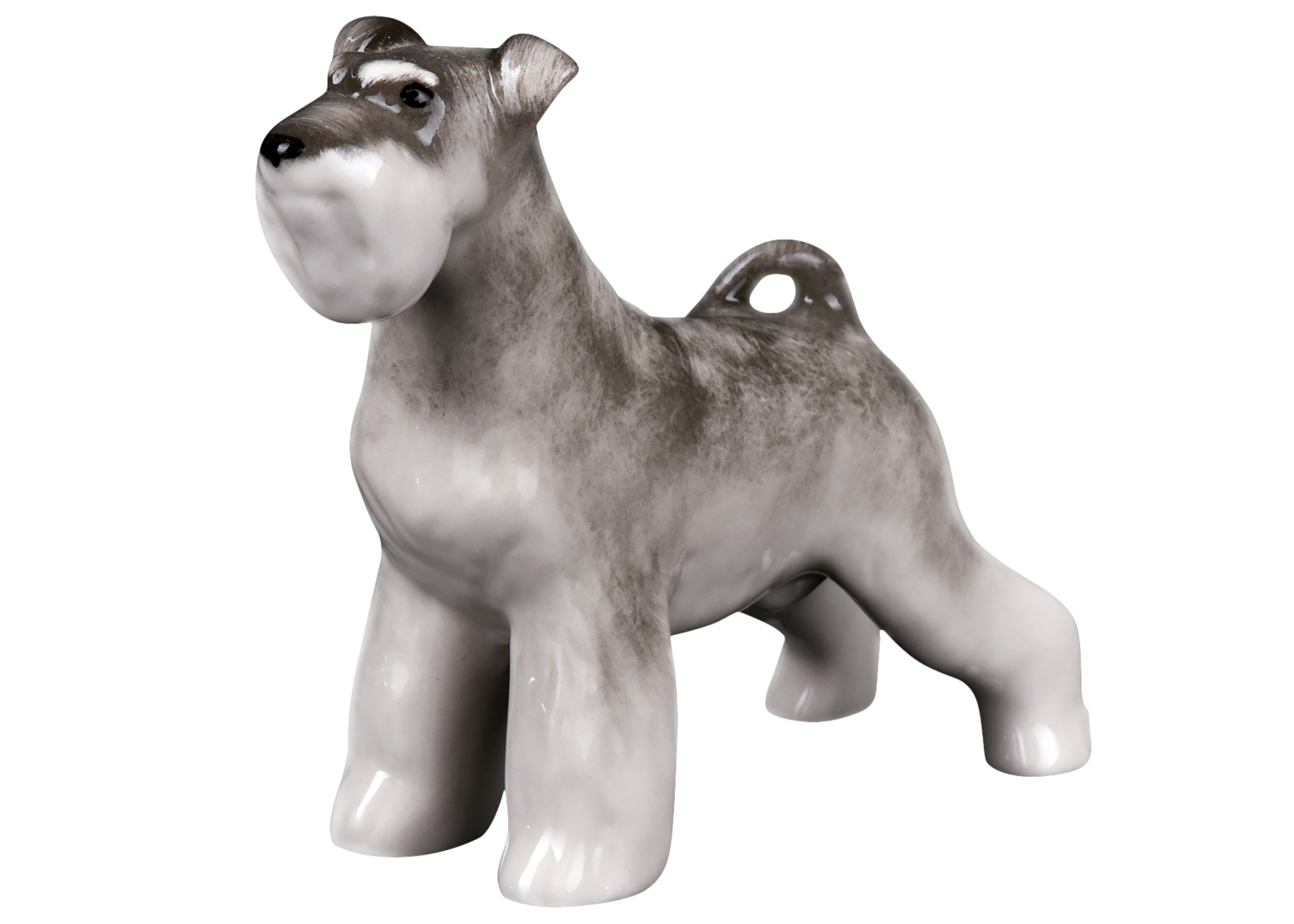 Buy Miniature Schnauzer 'Daisy' Porcelain Dog Figurine 4.1"x3.3" at GoldenCockerel.com