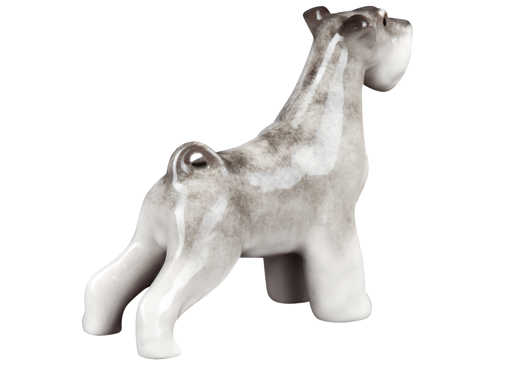 Buy Miniature Schnauzer 'Daisy' Porcelain Dog Figurine 4.1"x3.3" at GoldenCockerel.com