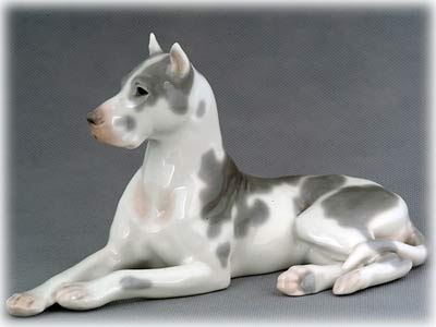 Buy Harlequin Great Dane Dog Figurine at GoldenCockerel.com