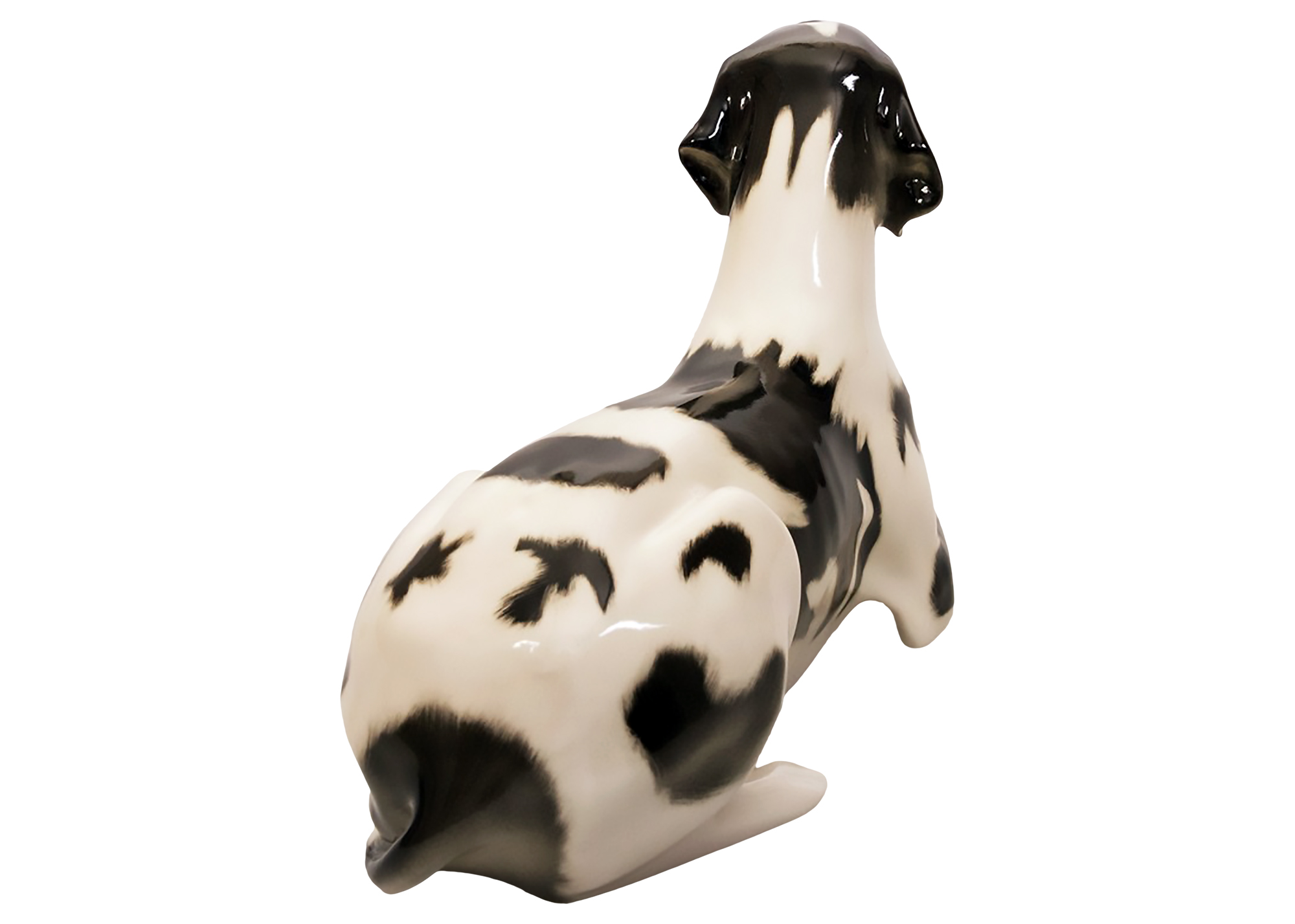 Buy Black & White Pointer Dog Figurine at GoldenCockerel.com