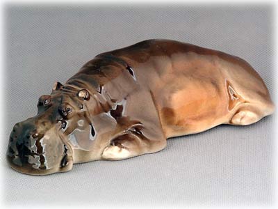 Buy Large Hippo Figurine at GoldenCockerel.com