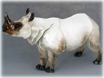 Buy Large Rhinoceros Figurine at GoldenCockerel.com