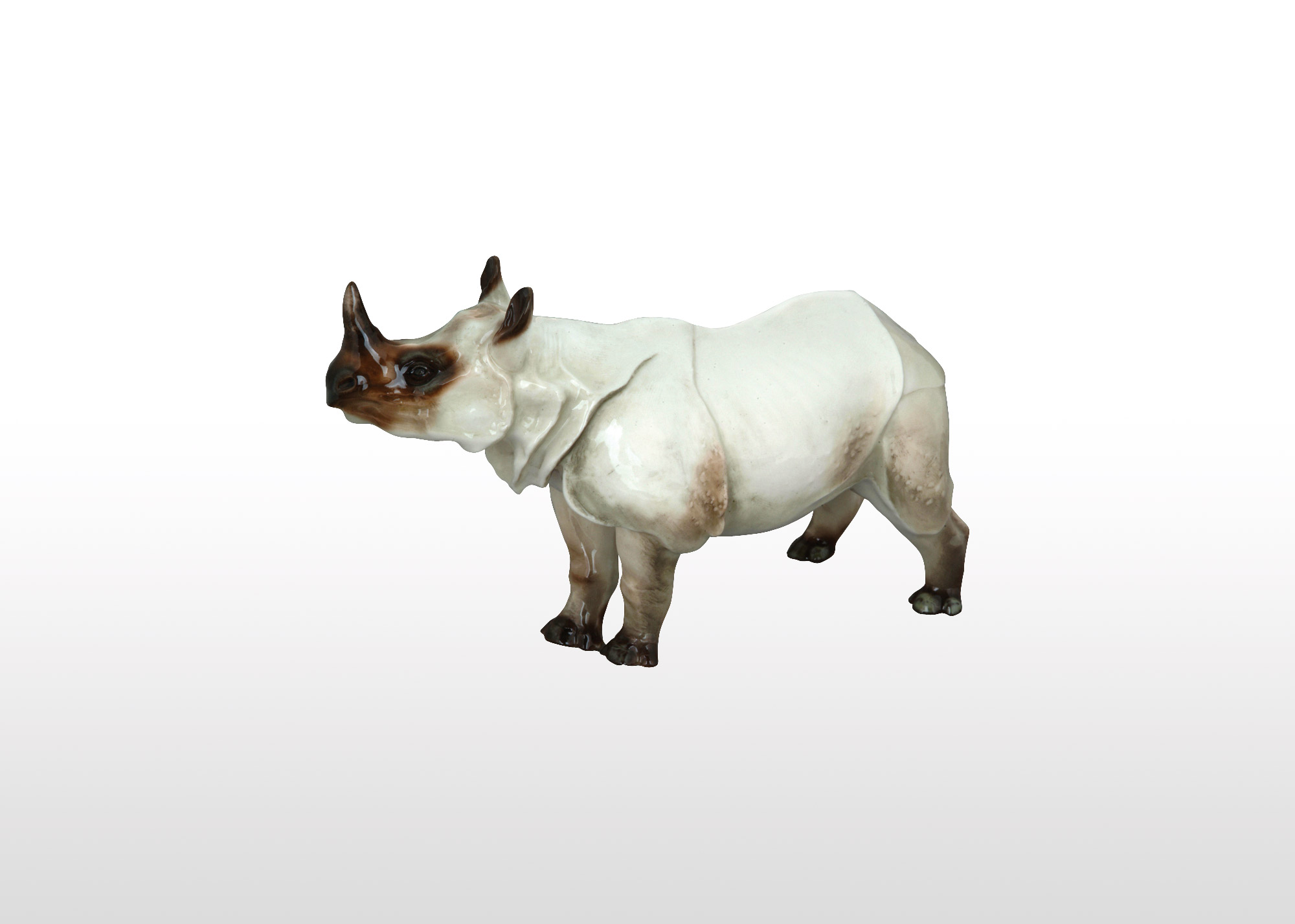 Buy Large Rhinoceros Figurine at GoldenCockerel.com