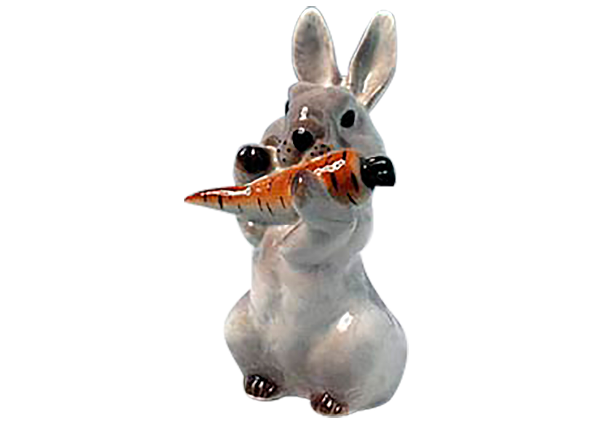 Buy Bunny w/ Carrot Figurine 4.5" at GoldenCockerel.com