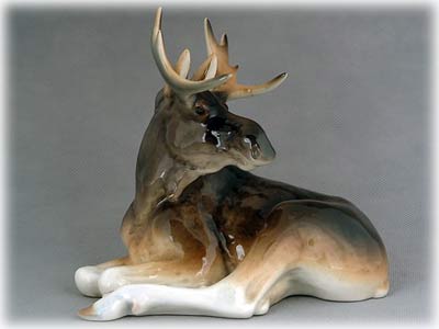 Buy Young Bull Moose Figurine at GoldenCockerel.com