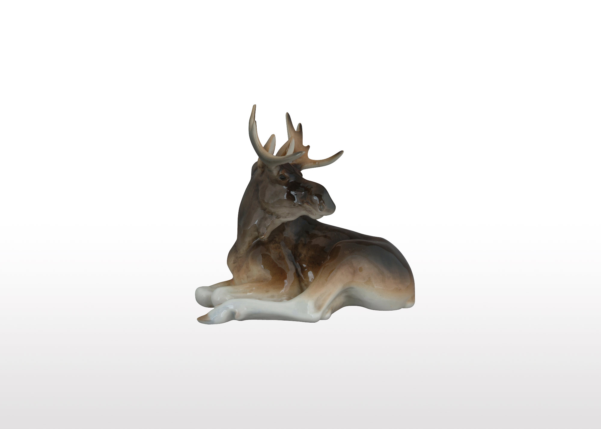 Buy Young Bull Moose Figurine at GoldenCockerel.com
