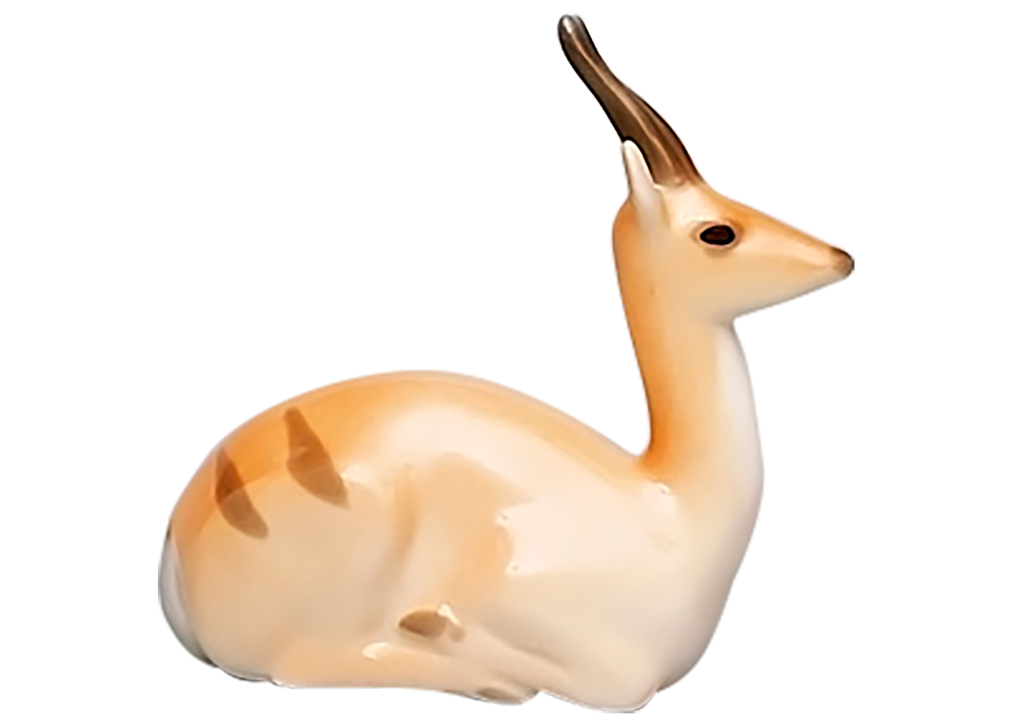 Buy Porcelain Gazelle Figurine at GoldenCockerel.com