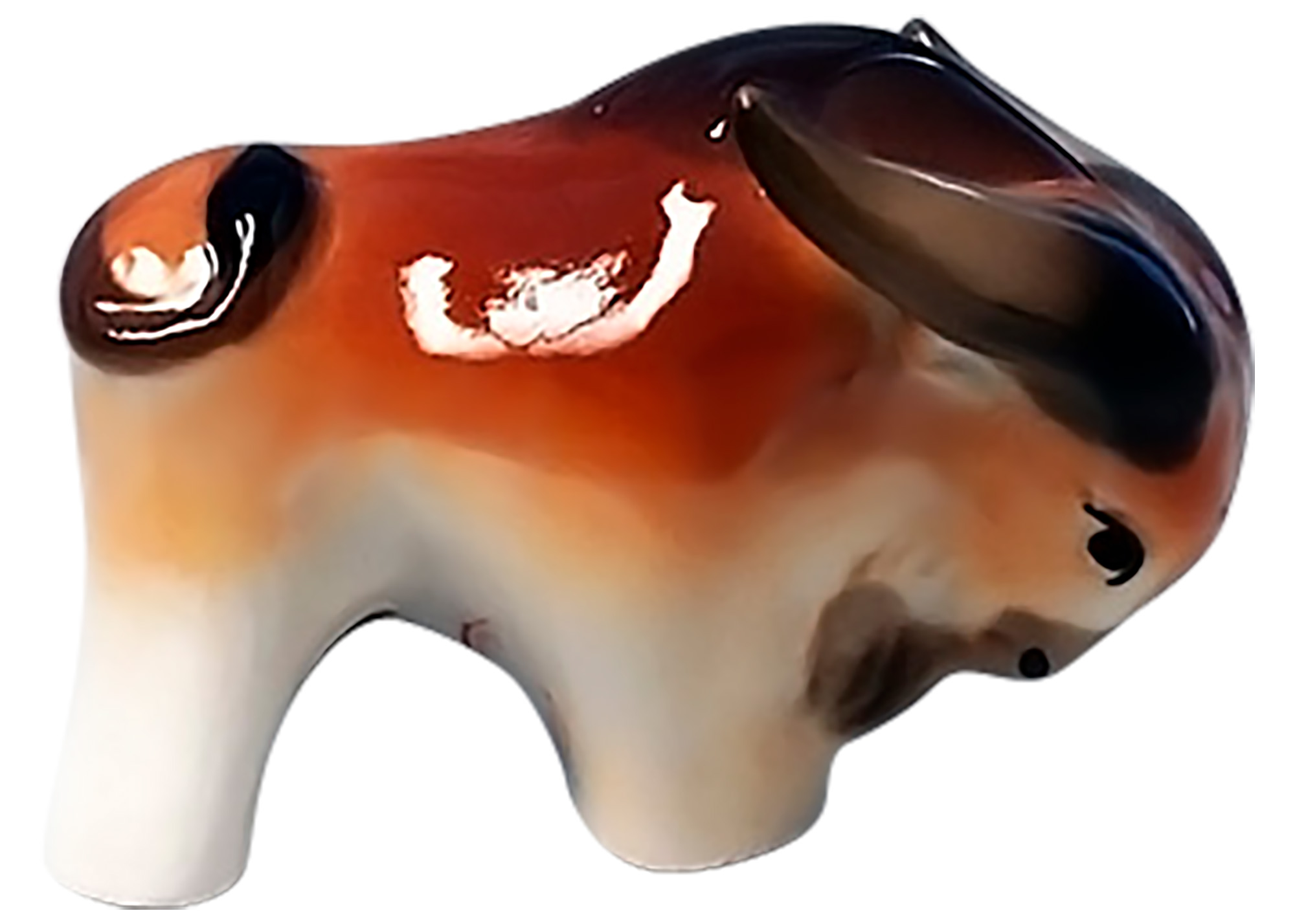 Buy Redhead Bull Figurine at GoldenCockerel.com