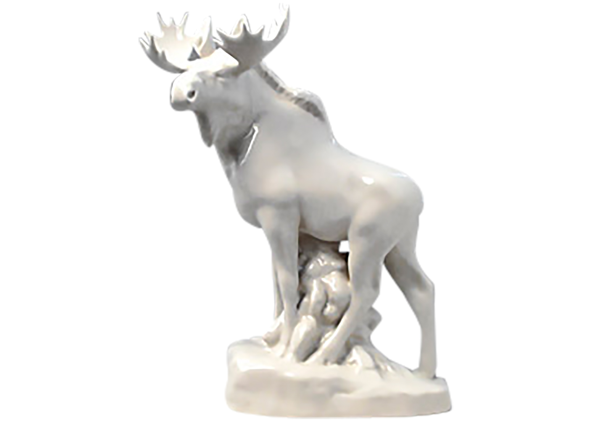 Buy White Moose Sculpture at GoldenCockerel.com