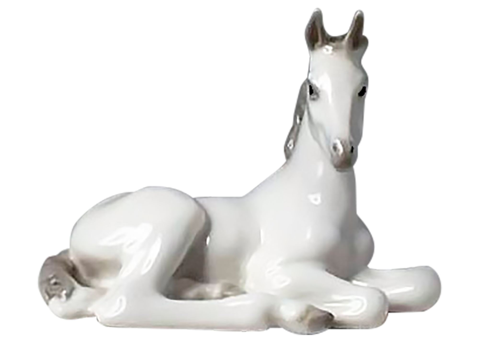 Buy Reposing White Foal Figurine at GoldenCockerel.com
