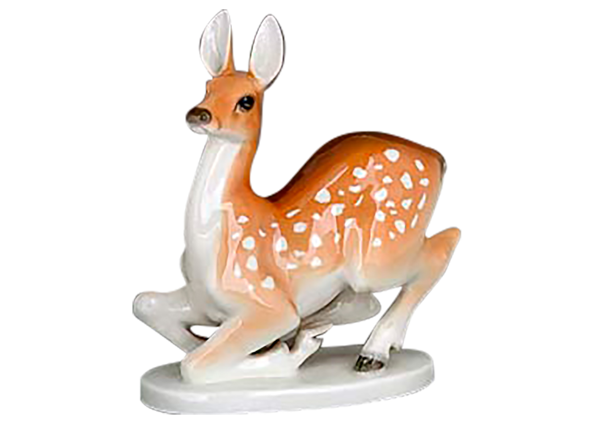 Buy Porcelain Doe Figurine at GoldenCockerel.com