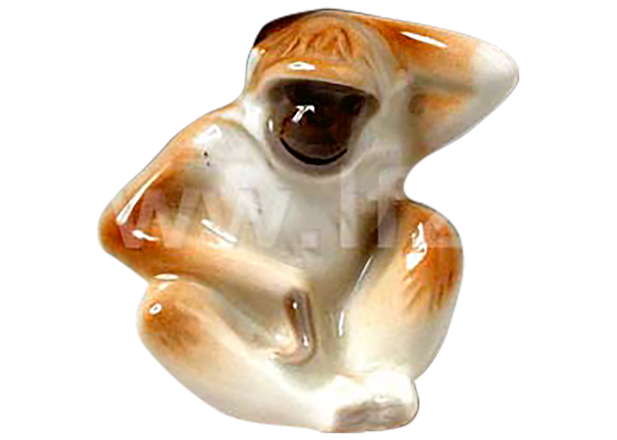 Buy Scratching Monkey Figurine at GoldenCockerel.com