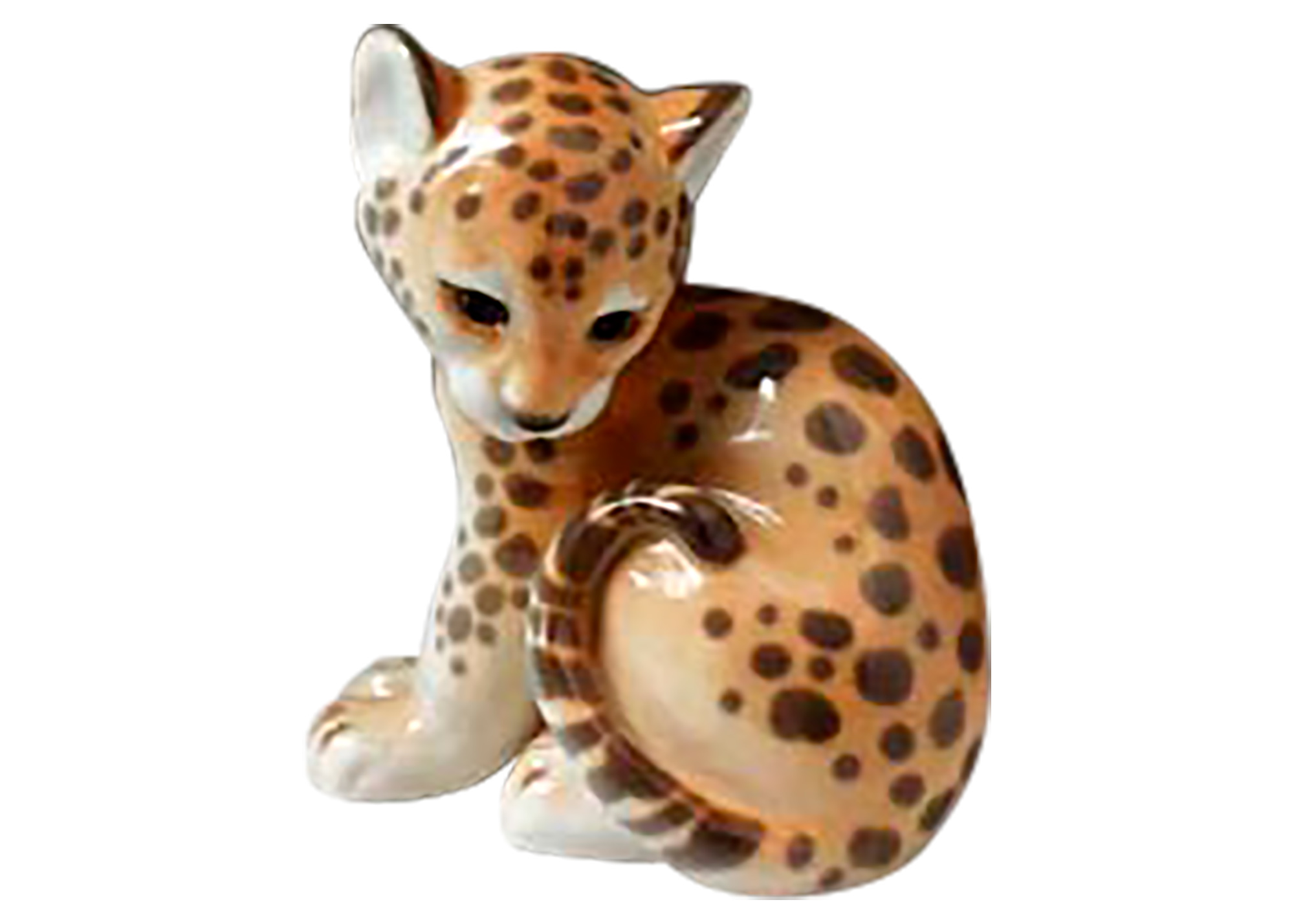 Buy Фарфоровая фигурка "Маленький леопард" at GoldenCockerel.com