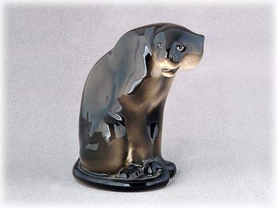 Buy Porcelain Black Panther Figurine at GoldenCockerel.com