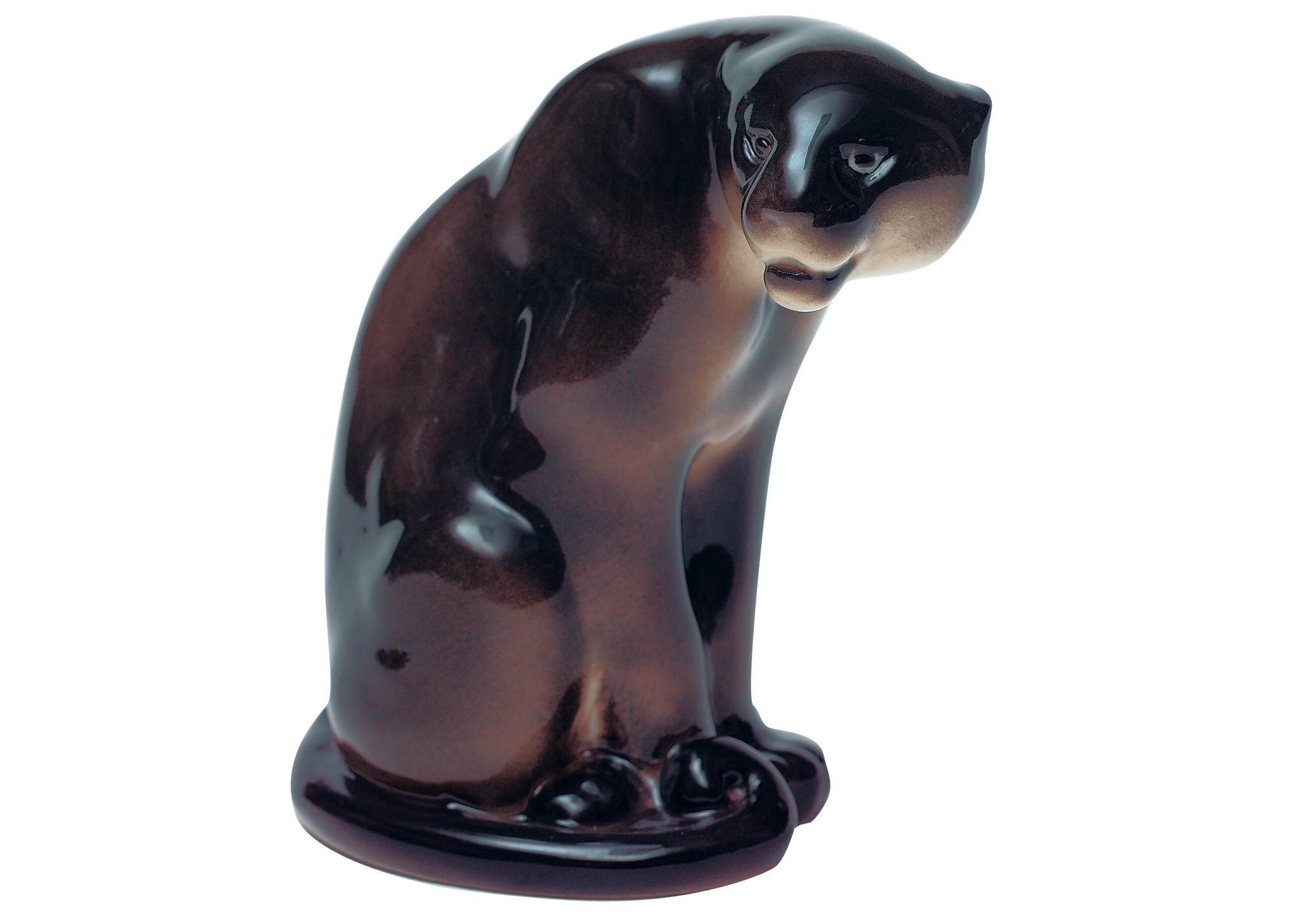 Buy Porcelain Black Panther Figurine at GoldenCockerel.com