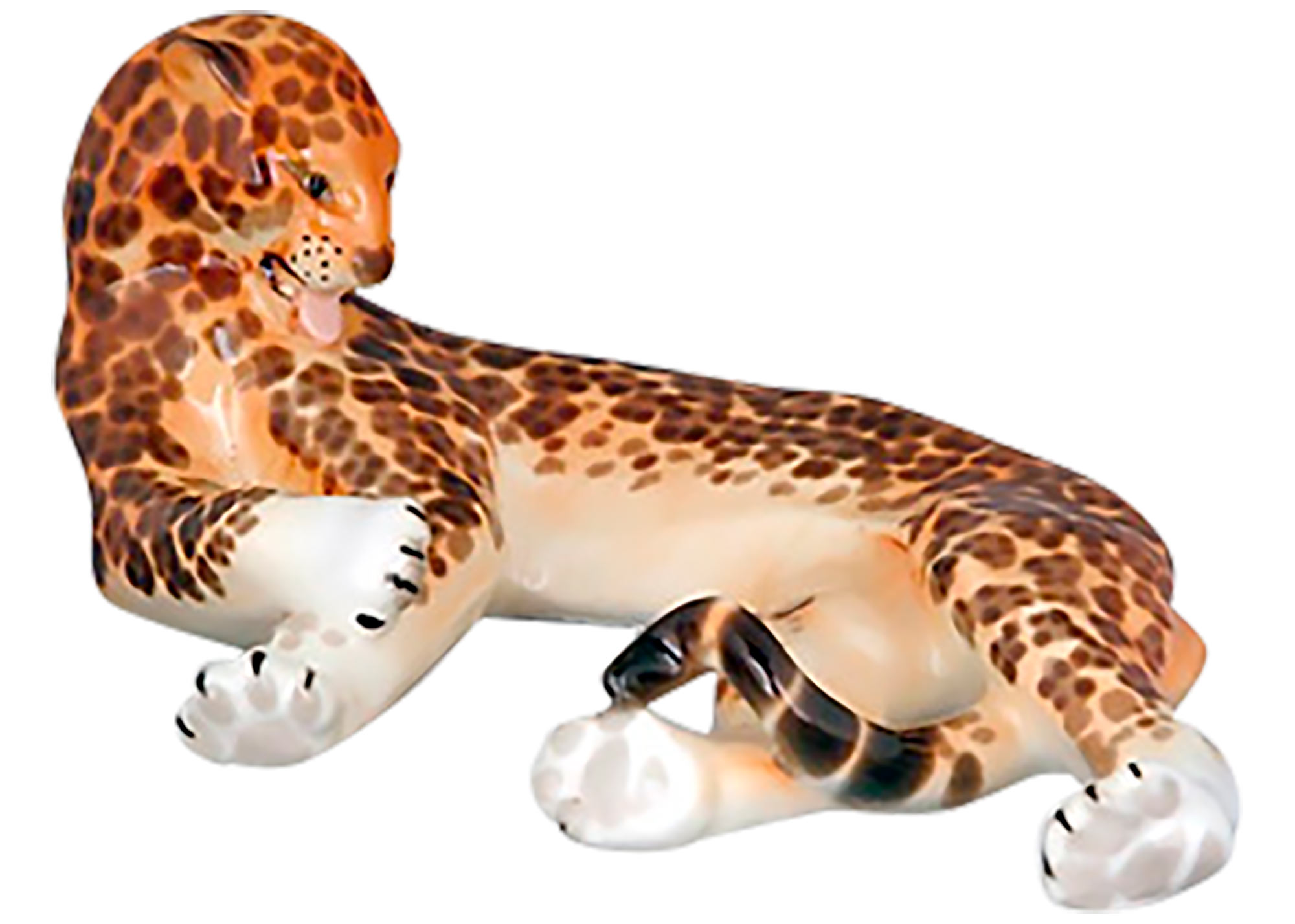 Buy Porcelain Jaguar Figurine at GoldenCockerel.com