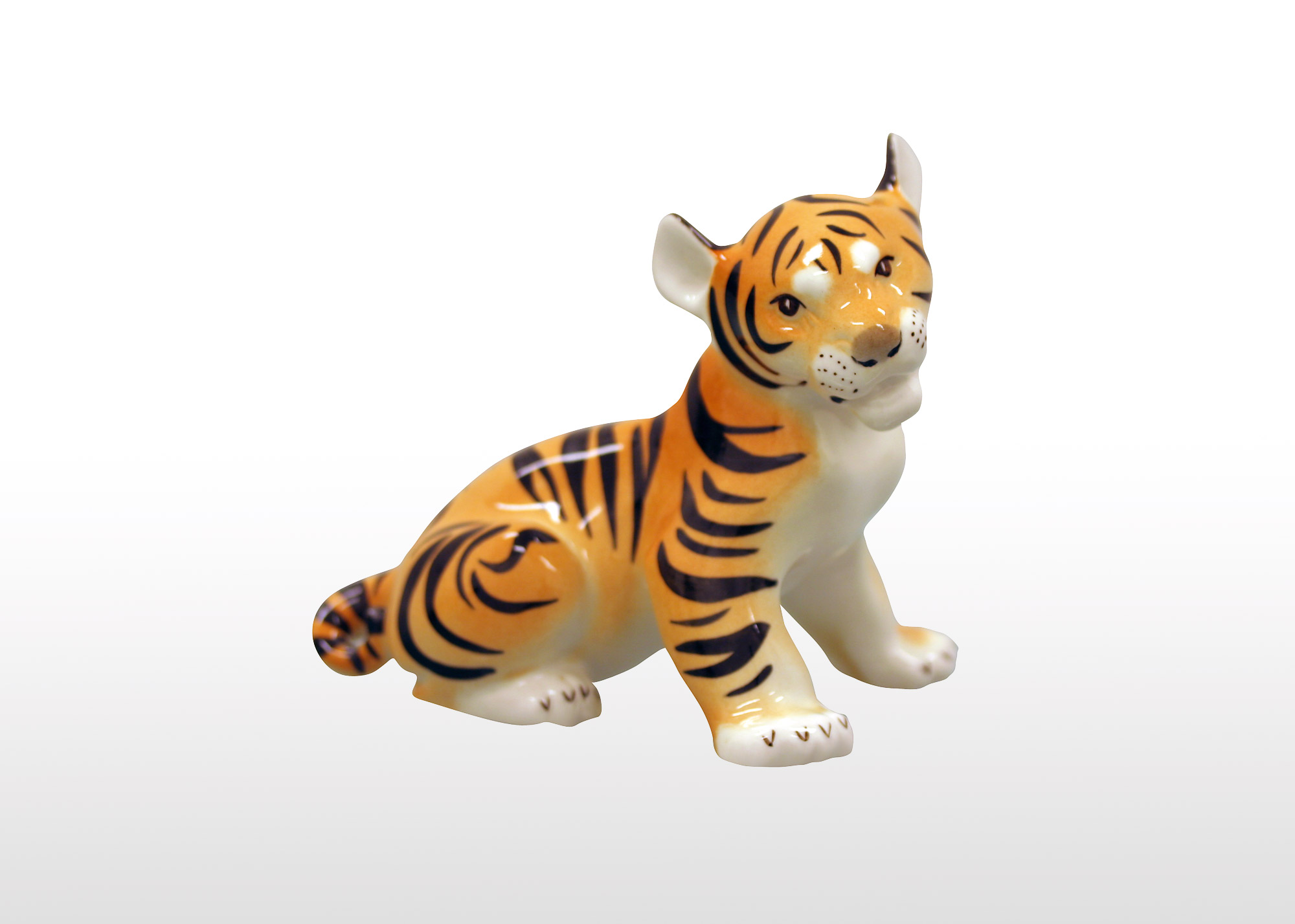Buy Bengal Tiger Cub Figurine at GoldenCockerel.com