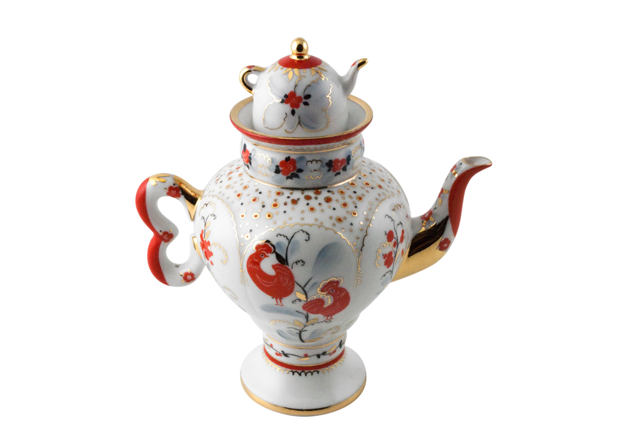 Buy Roosters Samovar Teapot at GoldenCockerel.com