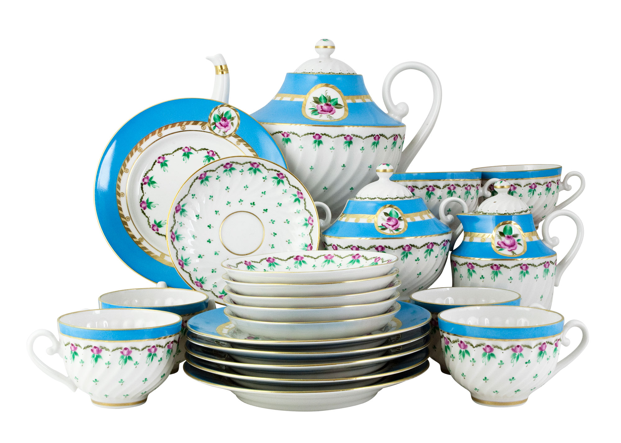 Buy Anastasia Tea Set 21 pc. at GoldenCockerel.com