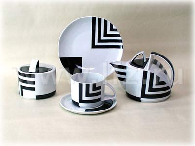 Buy Angle of Reflection Tea Set, 14 pc. at GoldenCockerel.com