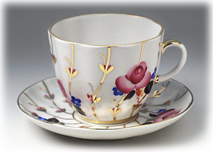 Buy Antique Roses Coffee Cup & Saucer at GoldenCockerel.com