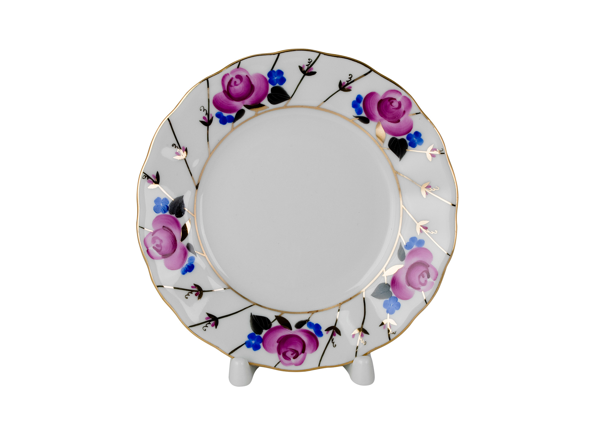 Buy Antique Roses Coffee Dessert Plate at GoldenCockerel.com