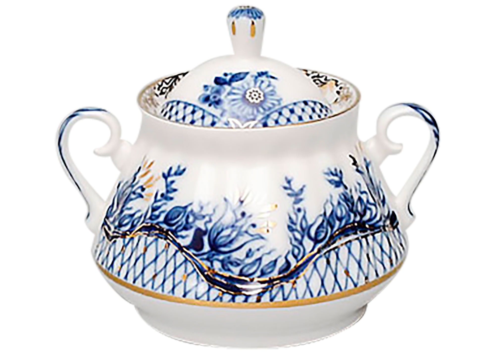 Buy Blue Rhapsody Sugar Bowl at GoldenCockerel.com