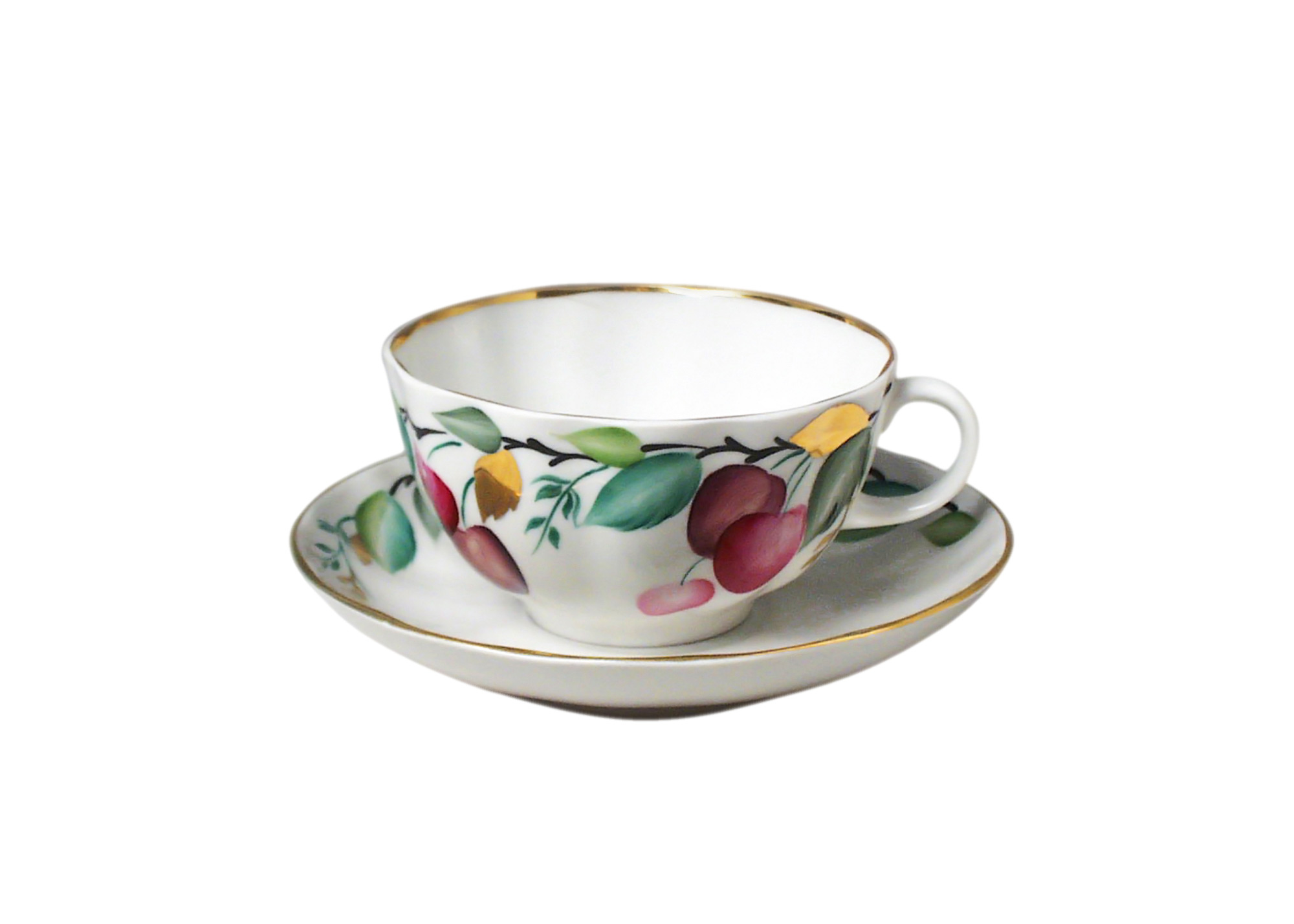 Buy Cherry Tea Cup and Saucer at GoldenCockerel.com