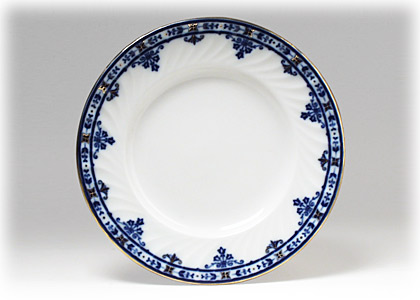 Buy Cobalt Frieze, Coffee Dessert Plate at GoldenCockerel.com