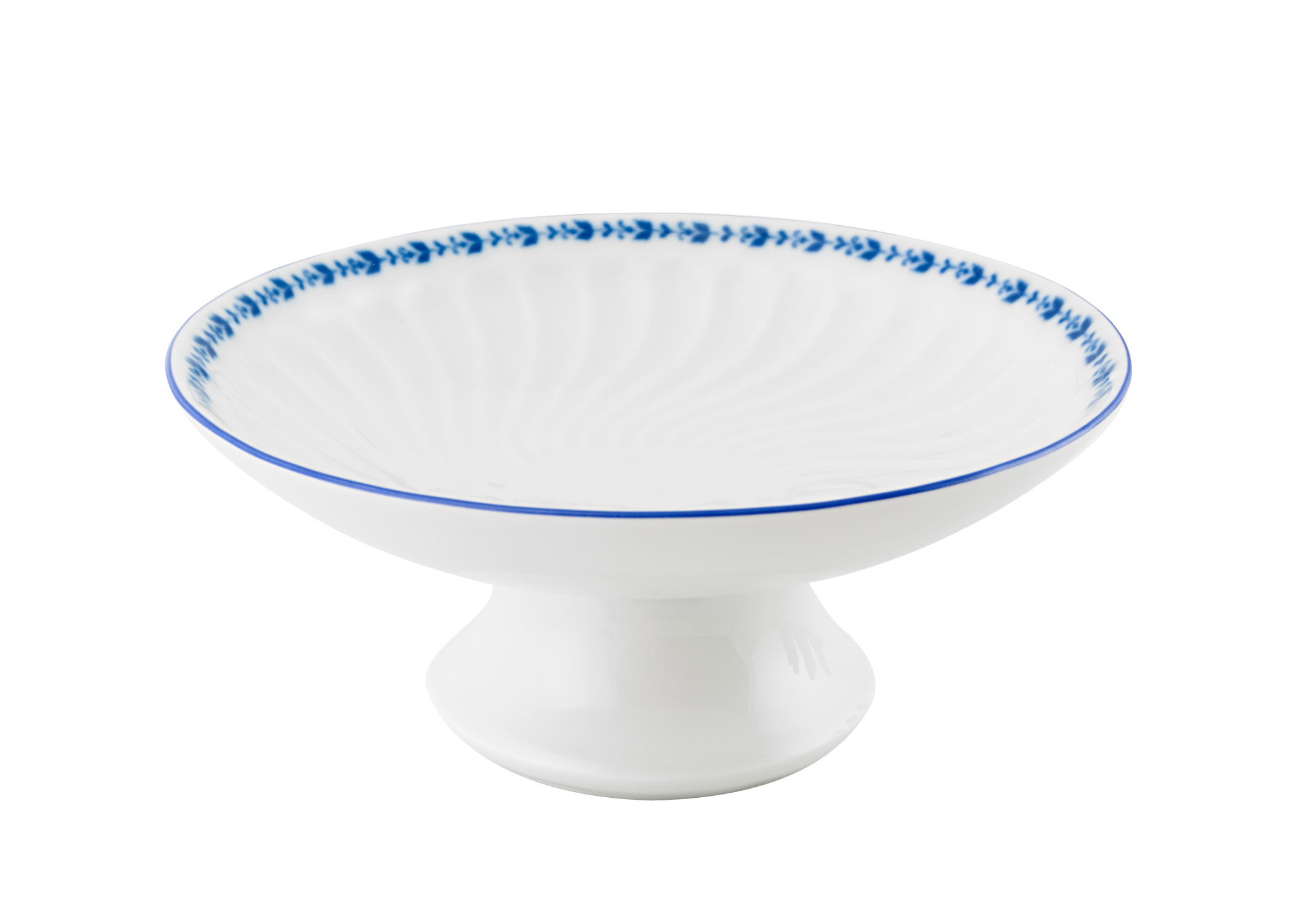 Buy  Cobalt Frieze No Gold Pedestal Candy Dish at GoldenCockerel.com