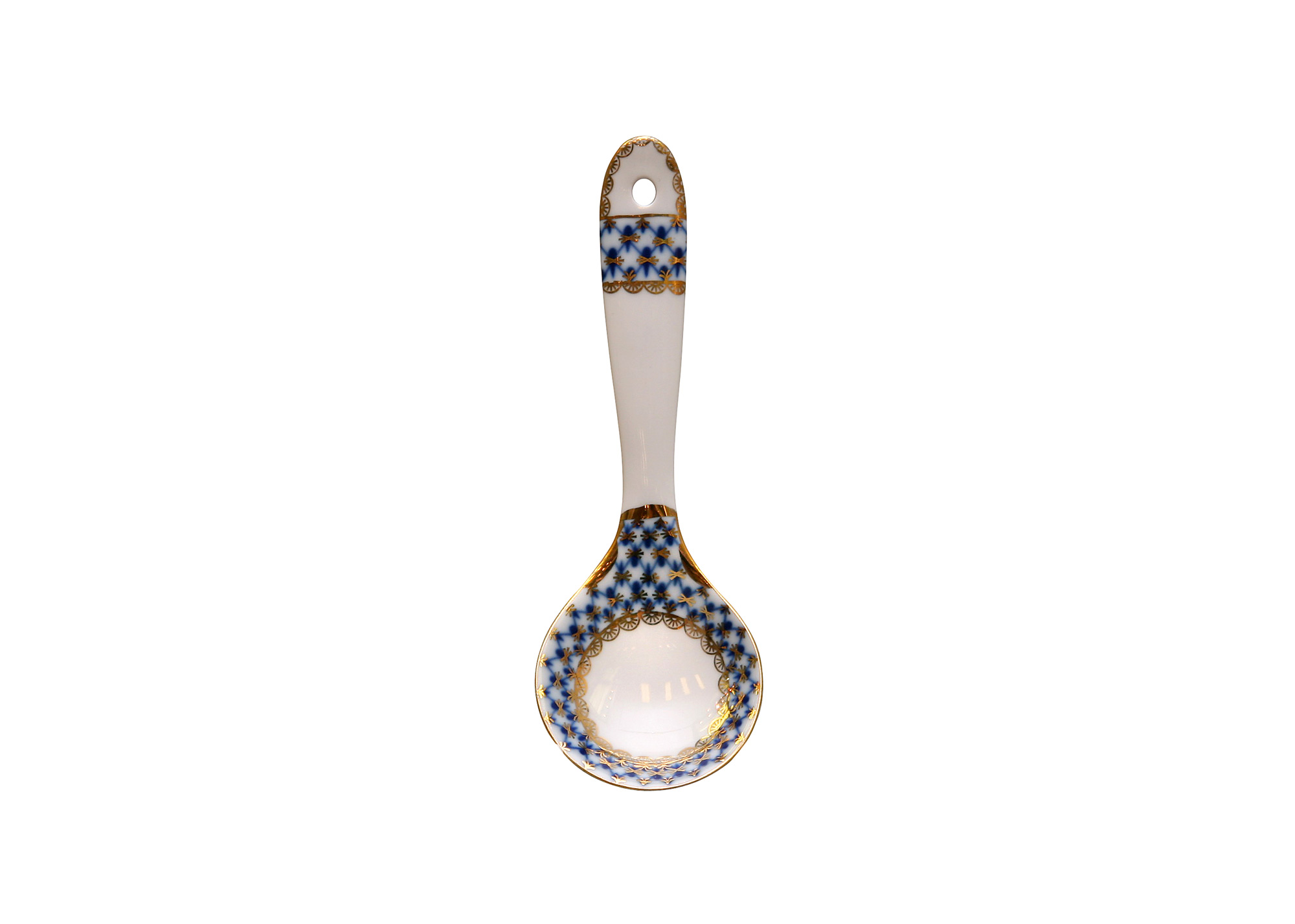 Buy Cobalt Net Soup Spoon 7.5" at GoldenCockerel.com