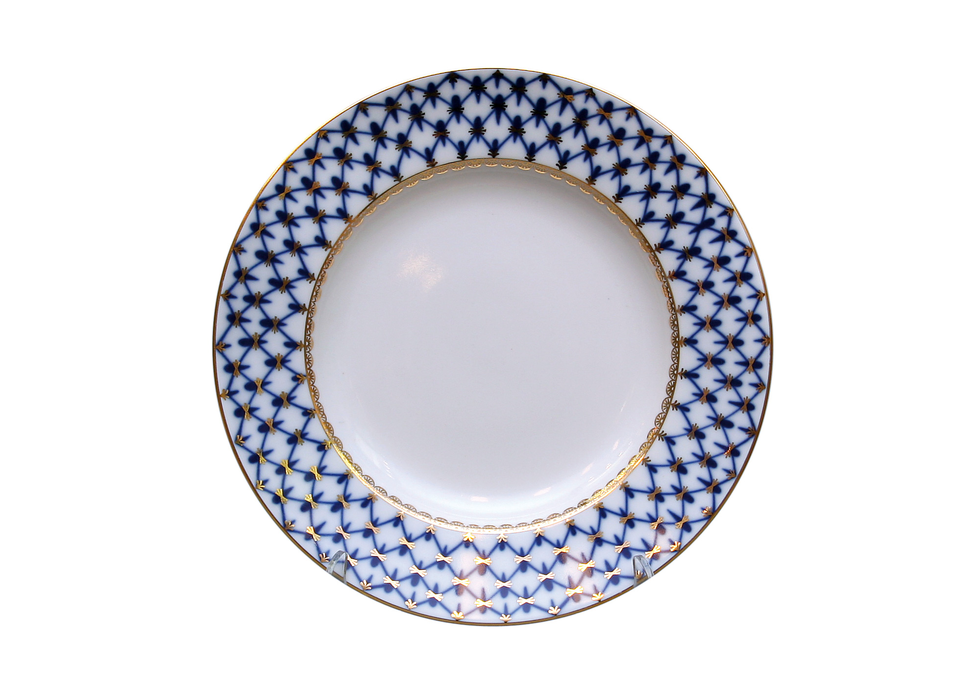 Buy Cobalt Net Dessert Plate, Tea, 7" at GoldenCockerel.com