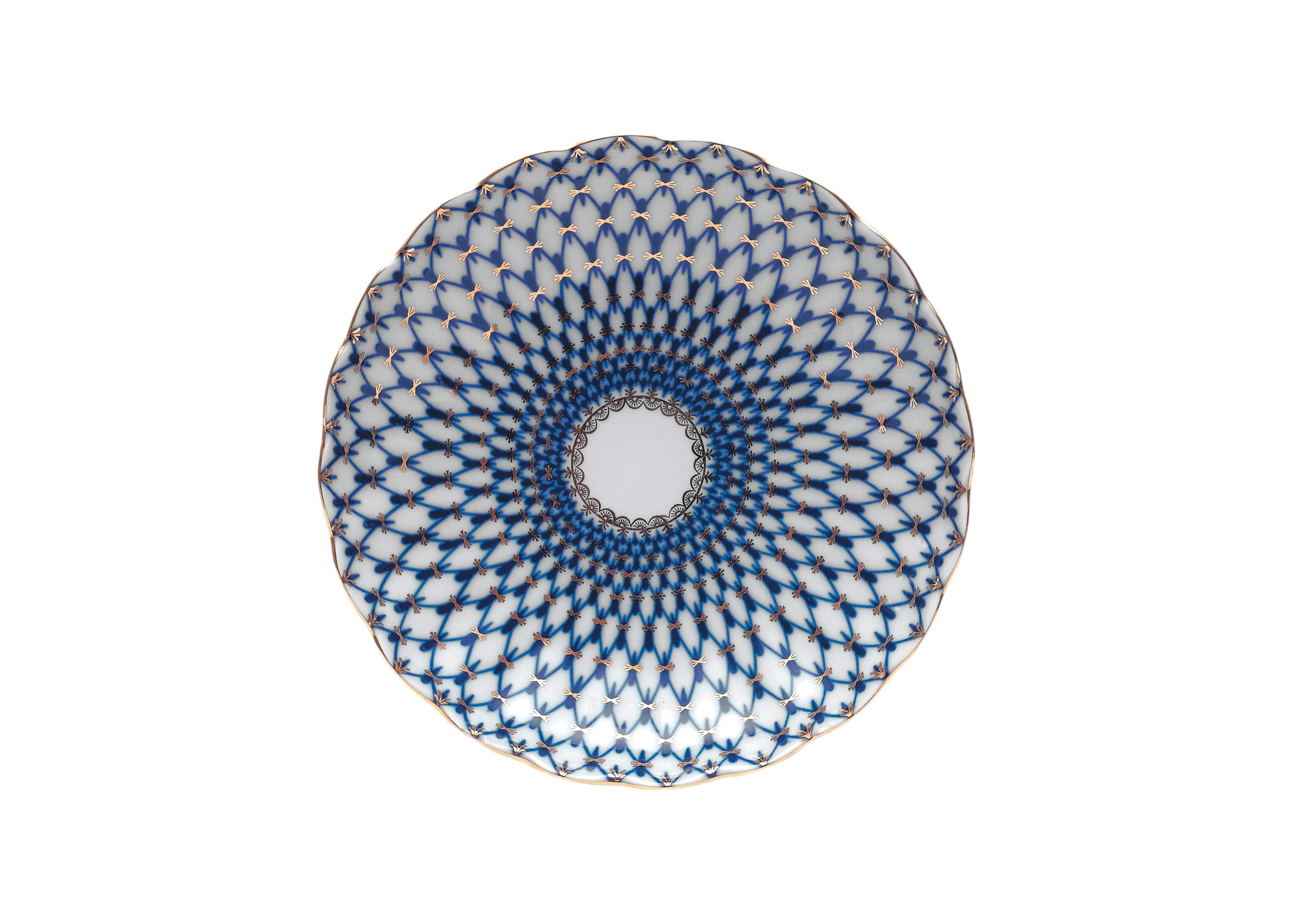 Buy Cobalt Net Cake Dish at GoldenCockerel.com