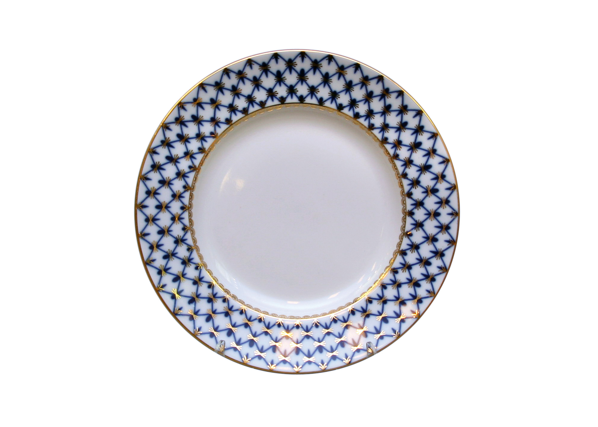 Buy Cobalt Net Porcelain Dinner Plate 11" at GoldenCockerel.com