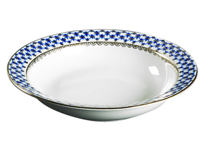 Buy Cobalt Net Cereal Bowl 7" at GoldenCockerel.com