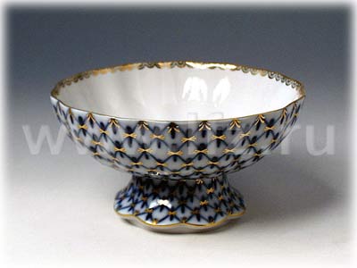 Buy Cobalt Net Candy Pedestal Dish at GoldenCockerel.com