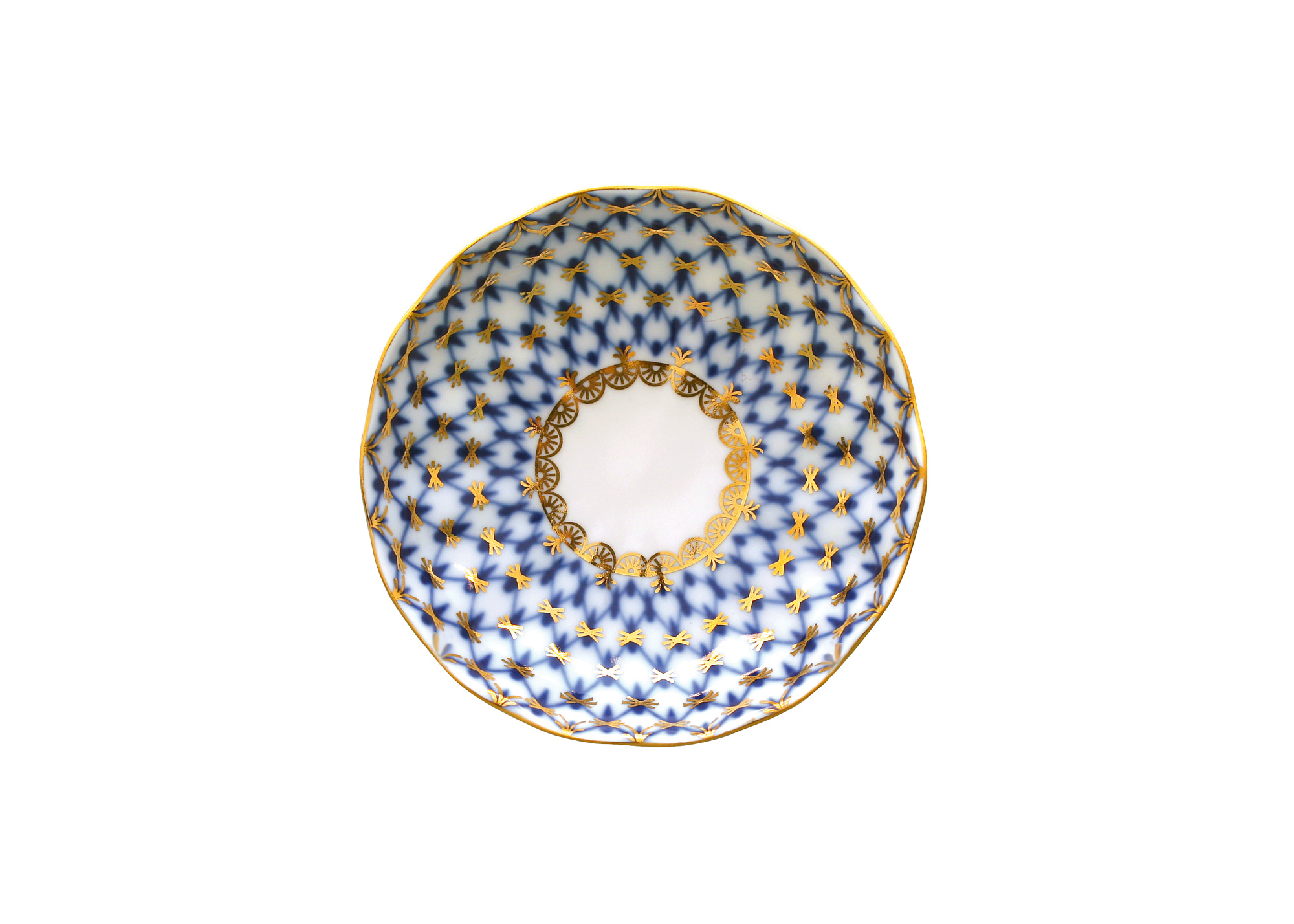 Buy Cobalt Net Jam Saucer at GoldenCockerel.com