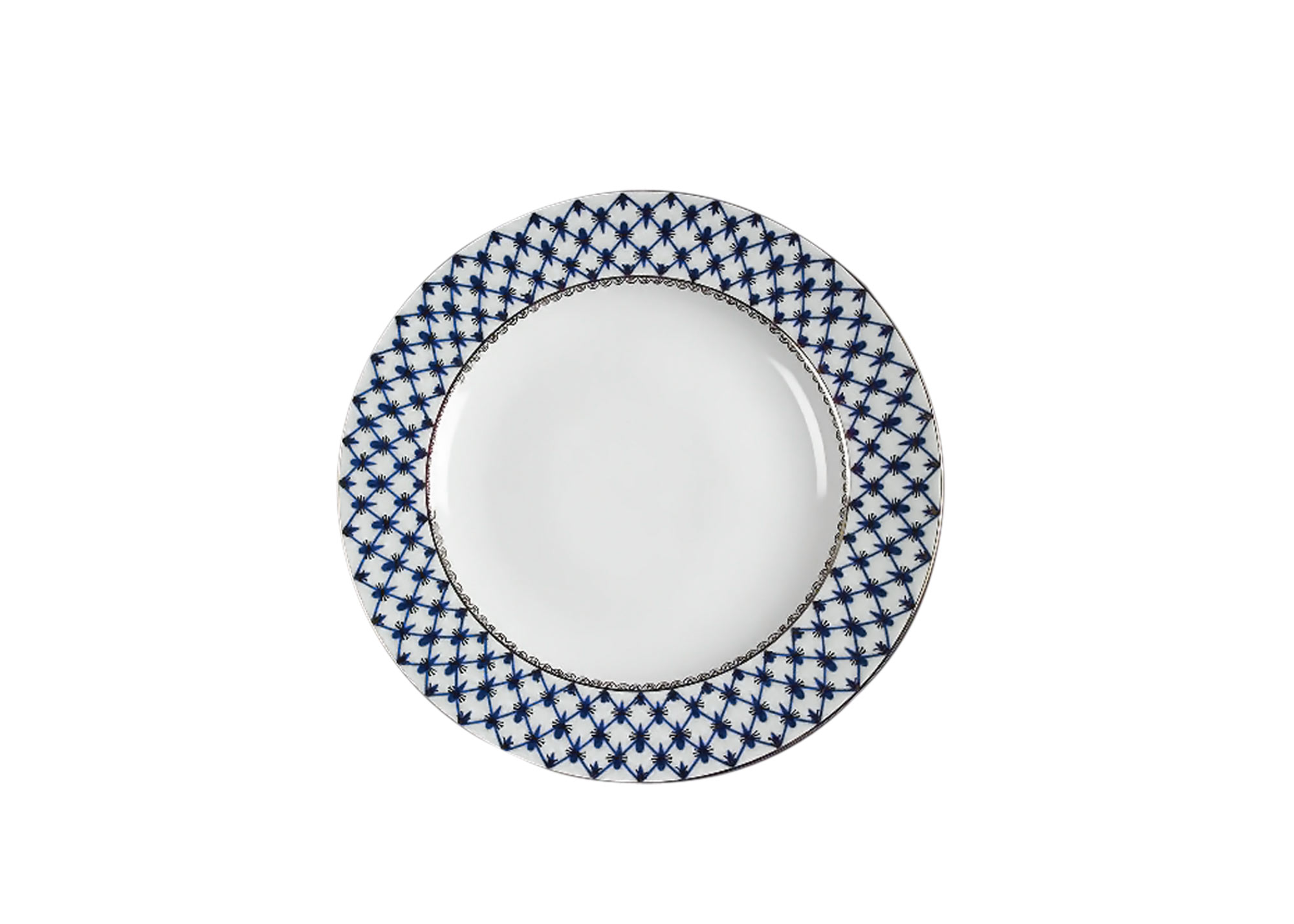 Buy Cobalt net Dinner Plate 11" -- Tulip at GoldenCockerel.com