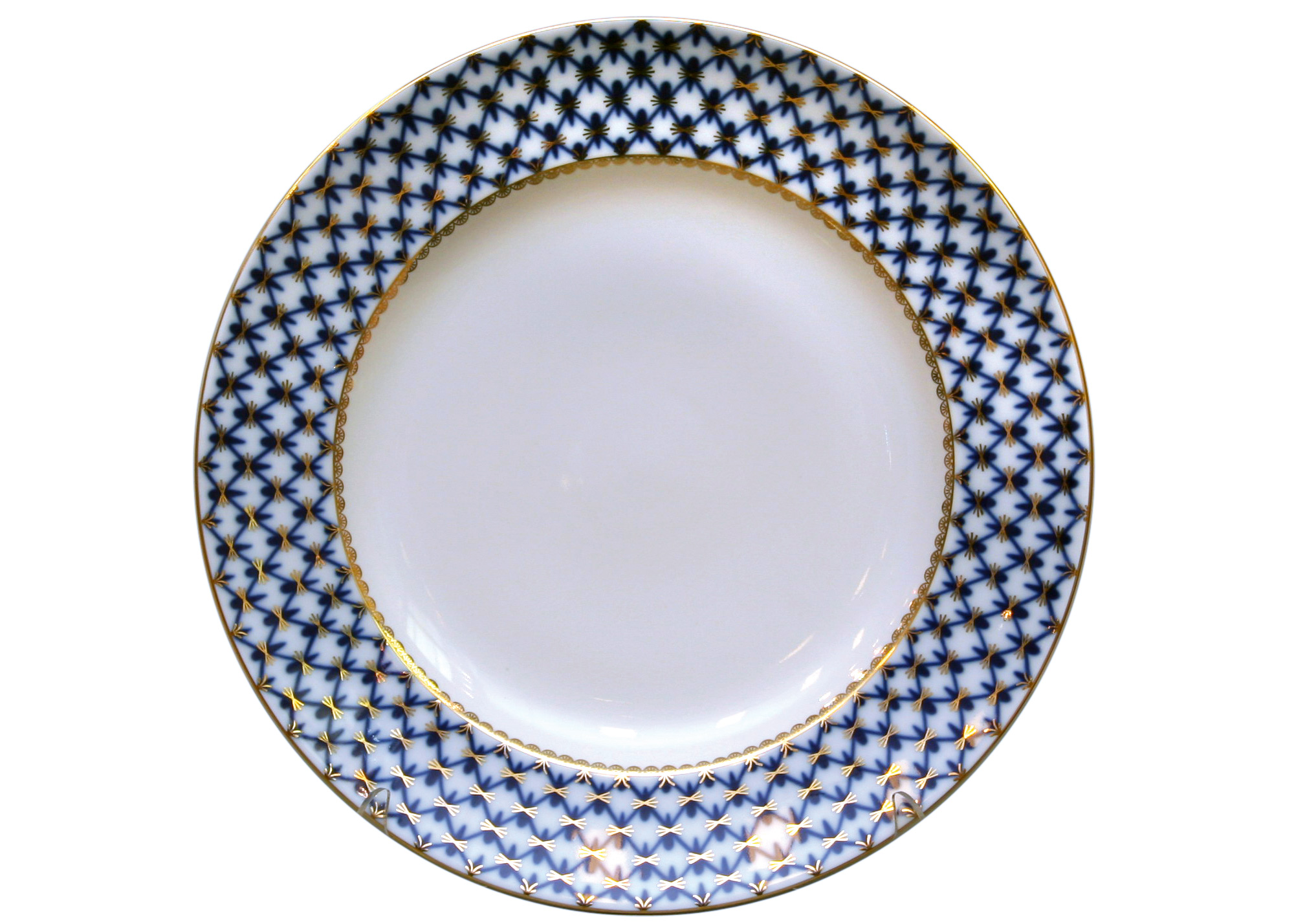 Buy Cobalt Net Round platter 12" at GoldenCockerel.com