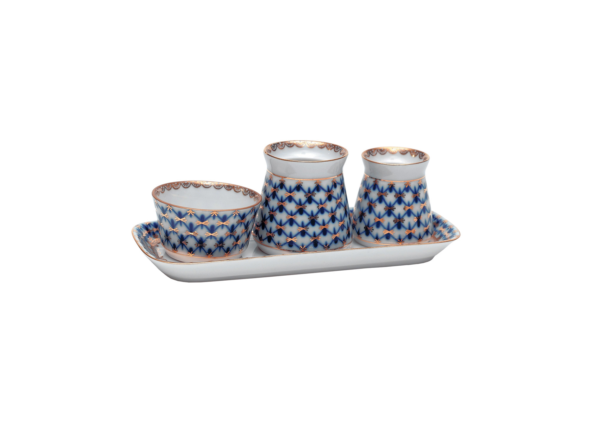 Buy Cobalt Net Spice Tray Set at GoldenCockerel.com